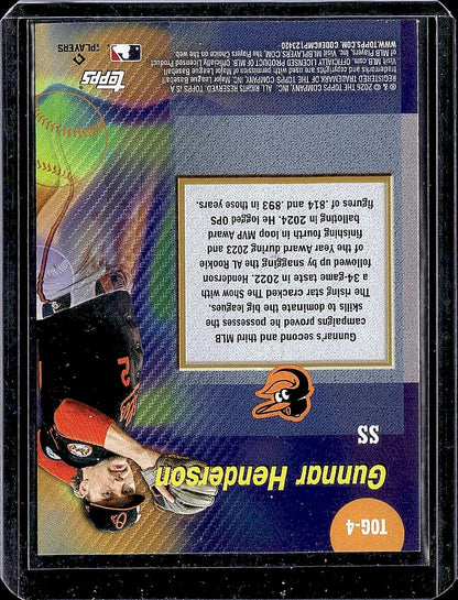 2026 Topps #TOG-4 Gunnar Henderson Titans of the Game