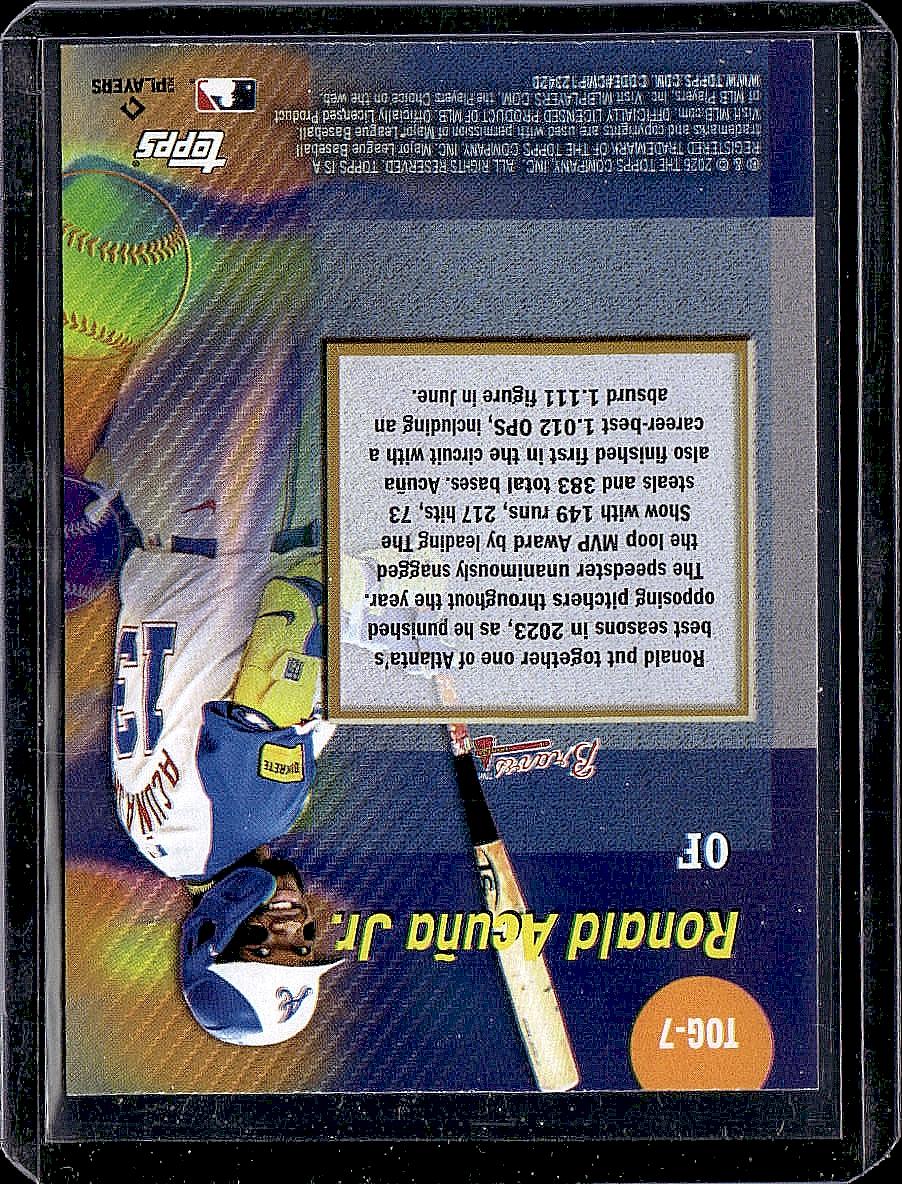 2026 Topps #TOG-7 Ronald Acuña Jr. Titans of the Game