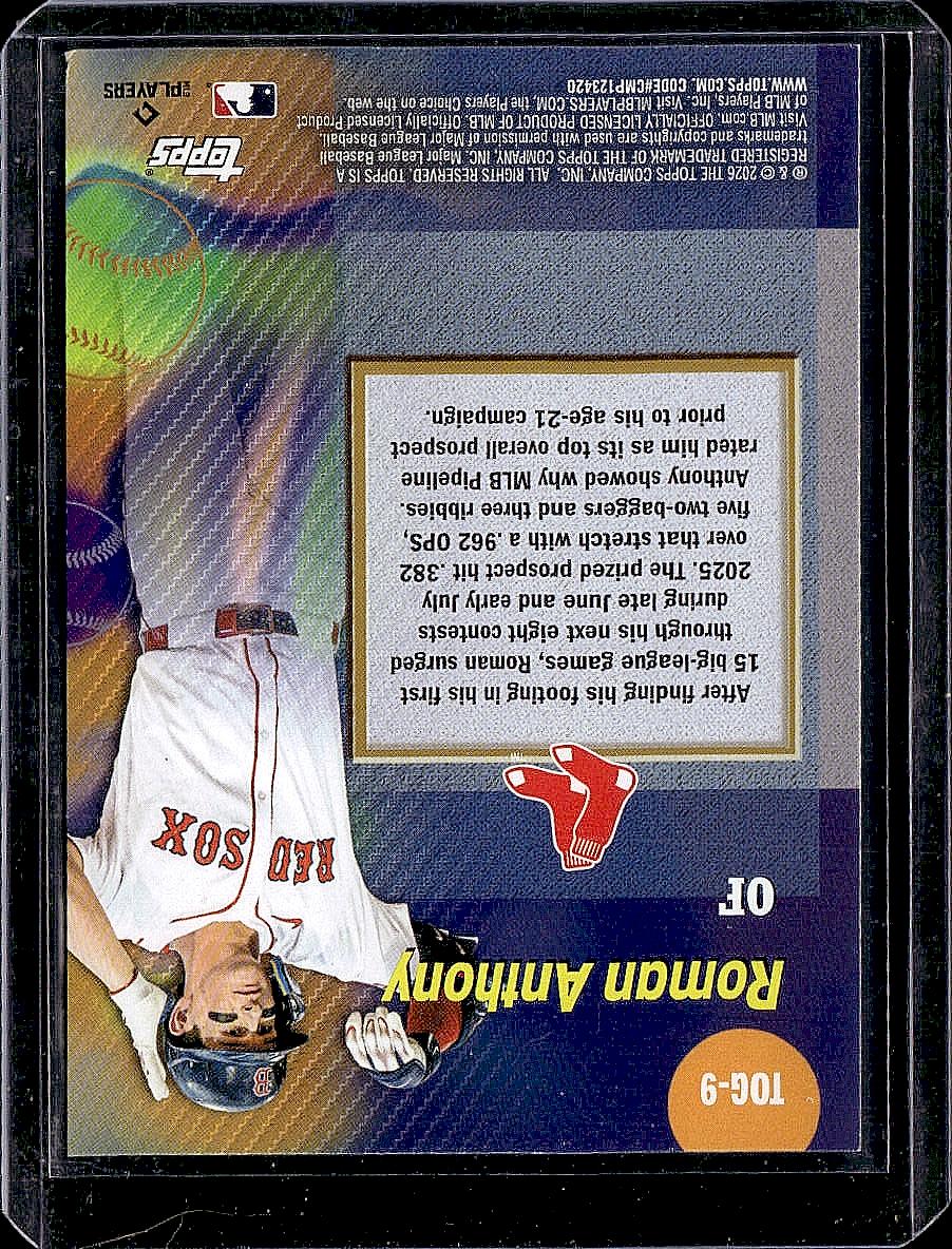 2026 Topps #TOG-9 Roman Anthony Titans of the Game
