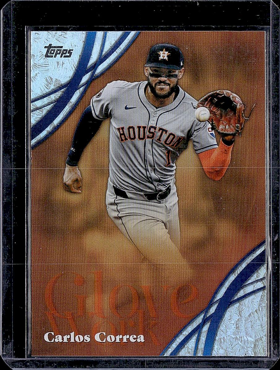 2026 Topps #GW-52 Carlos Correa Glove Work