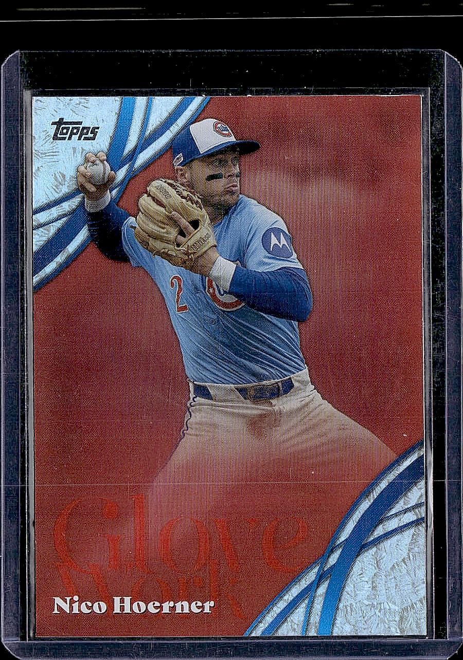 2026 Topps #GW-35 Nico Hoerner Glove Work