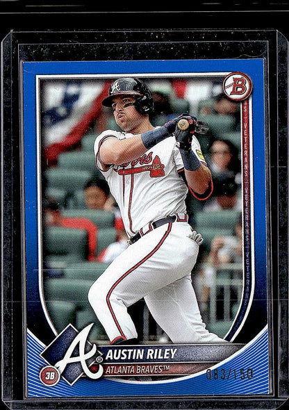 2025 Bowman #32 Austin Riley Blue #/150