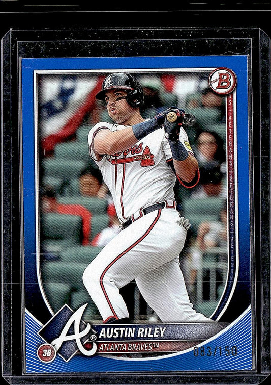 2025 Bowman #32 Austin Riley Blue #/150