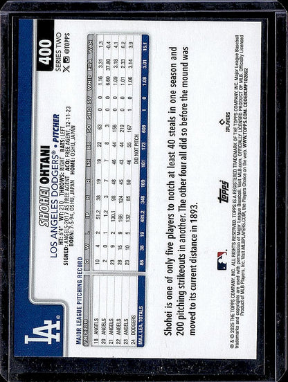 2025 Topps #400 Shohei Ohtani