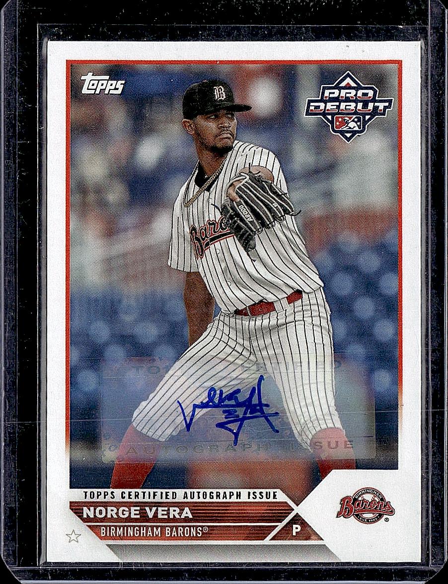2023 Topps Pro Debut #PD-199 Norge Vera Autographs