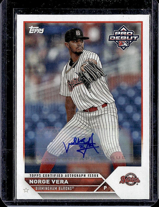 2023 Topps Pro Debut #PD-199 Norge Vera Autographs
