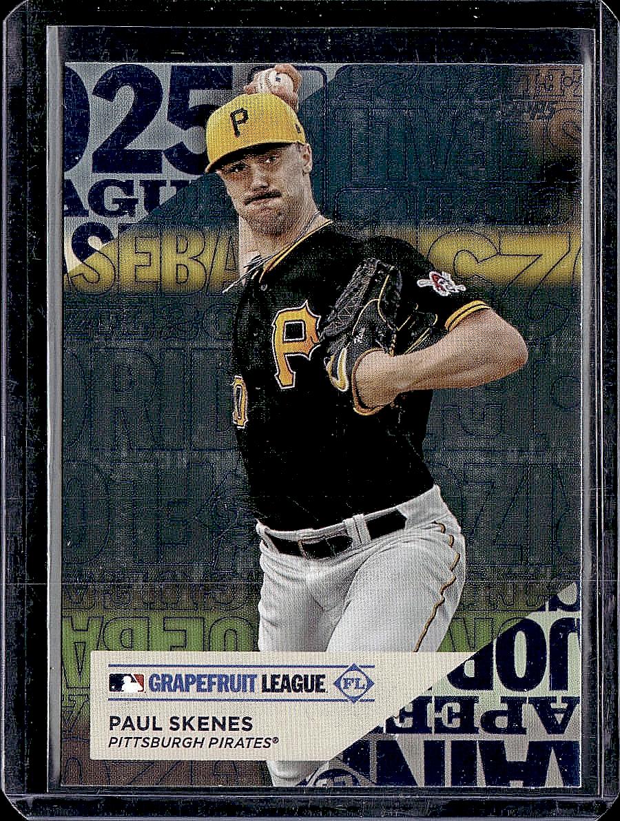 2025 Topps #TG-23 Paul Skenes Training Grounds