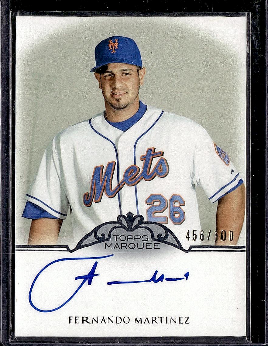 2011 Topps Marquee #MM-FMA Fernando Martinez M.M.Autographs #/600