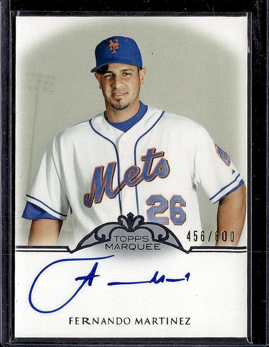 2011 Topps Marquee #MM-FMA Fernando Martinez M.M.Autographs #/600