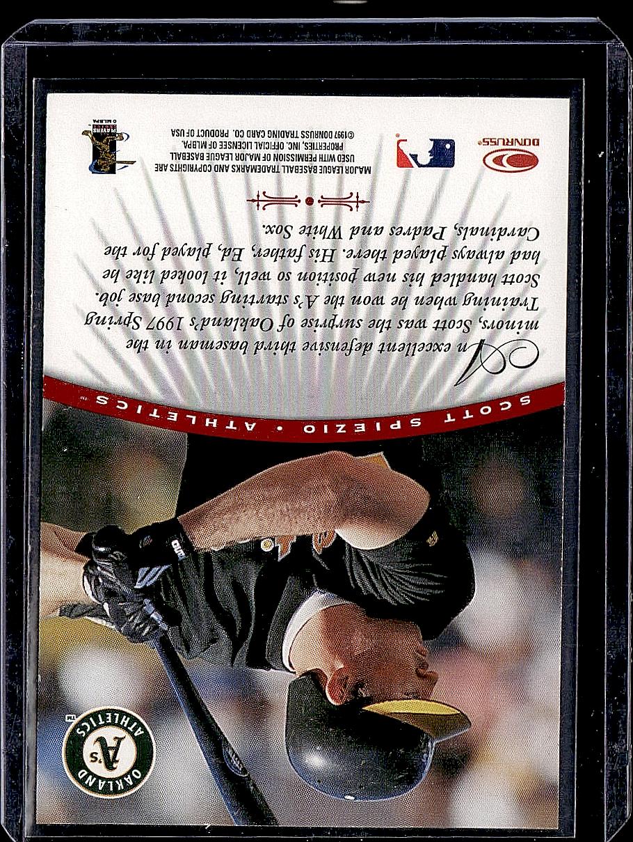 1997 Donruss Signature Series #NNO Scott Spiezio Signature Series Autographs
