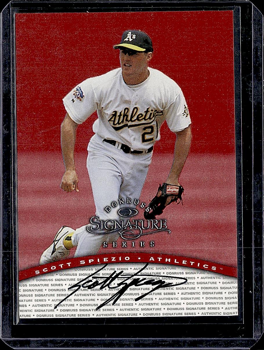 1997 Donruss Signature Series #NNO Scott Spiezio Signature Series Autographs