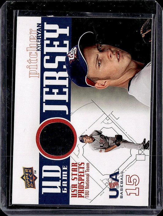 2009 Upper Deck Signature Stars #GJU-16 Kyle Ryan USA Star Prospects Jerseys