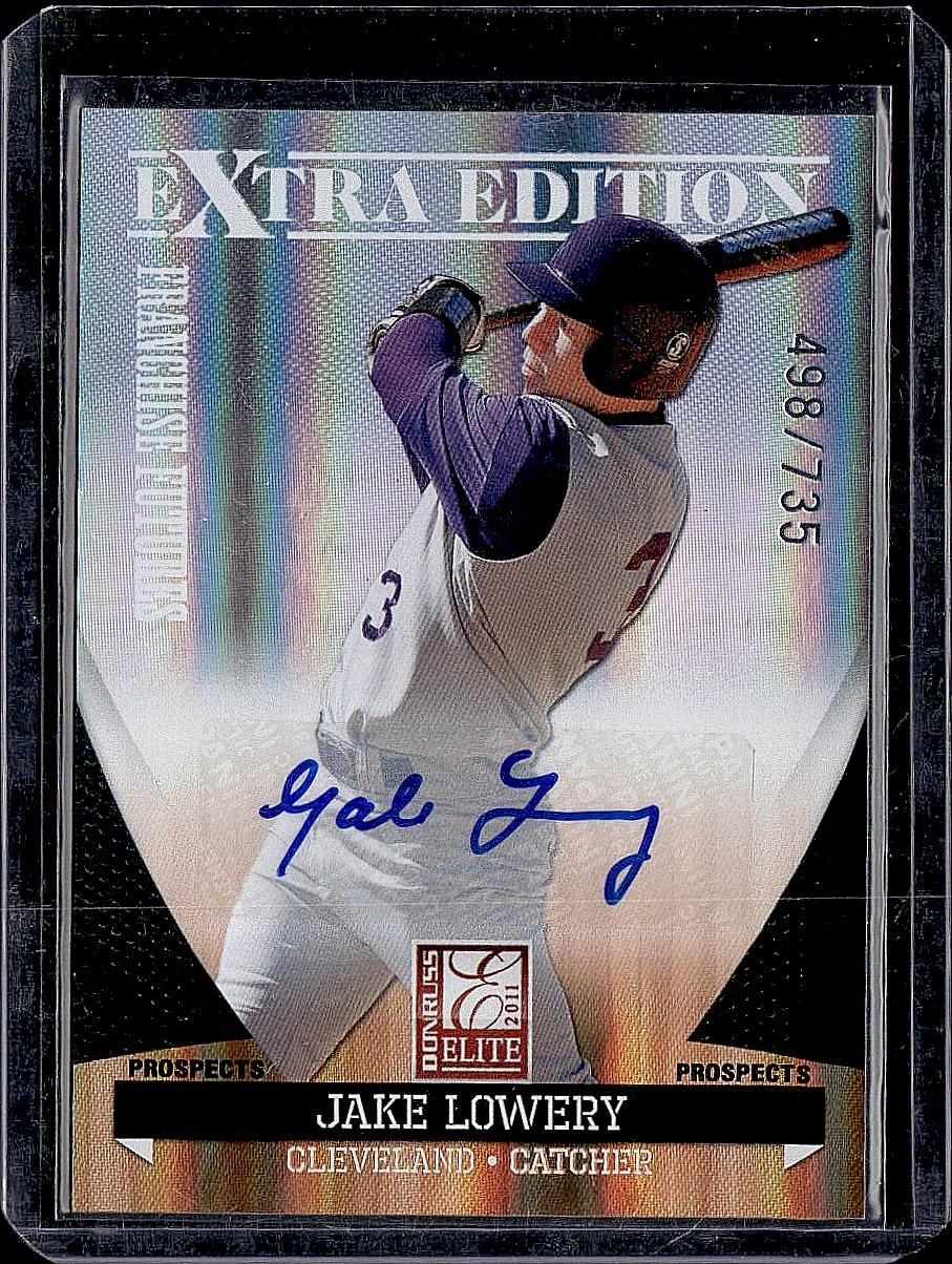 2011 Donruss Elite Extra Edition #63 Jake Lowery F.F. Signatures #/735
