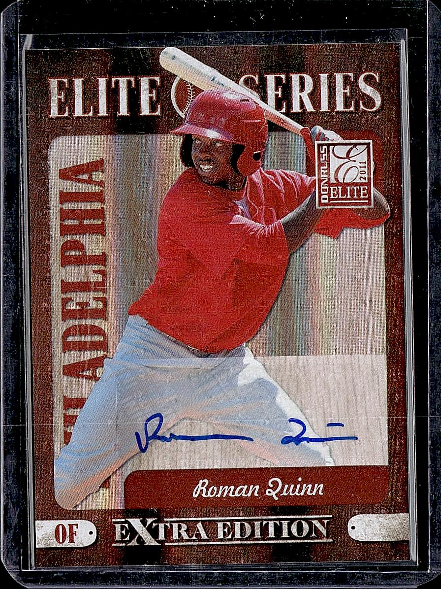 2011 Donruss Elite Extra Edition #8 Roman Quinn Elite Series Signatures #/199