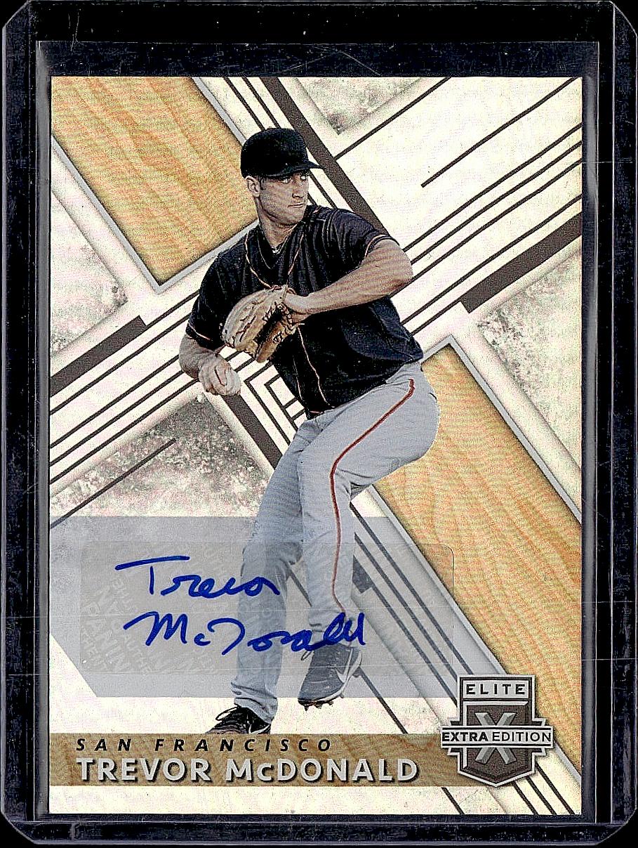 2019 Panini Elite Extra Edition #176 Trevor McDonald Autographs