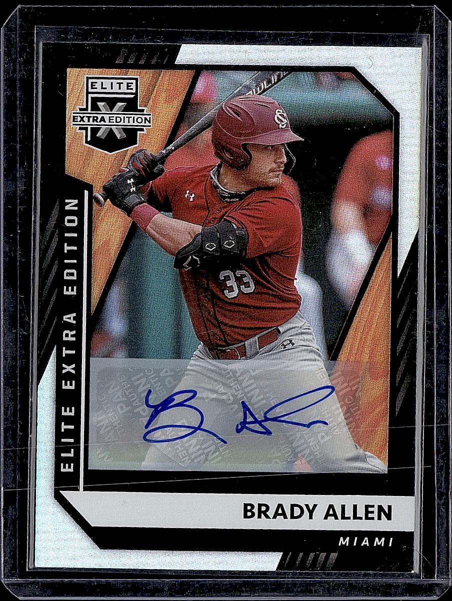 2021 Panini Elite Extra Edition #149 Brady Allen Prime Numbers A #/218