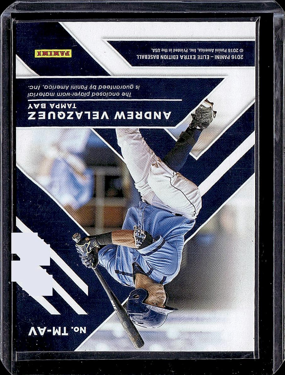 2016 Panini Elite Extra Edition #117 Andrew Velazquez MEM