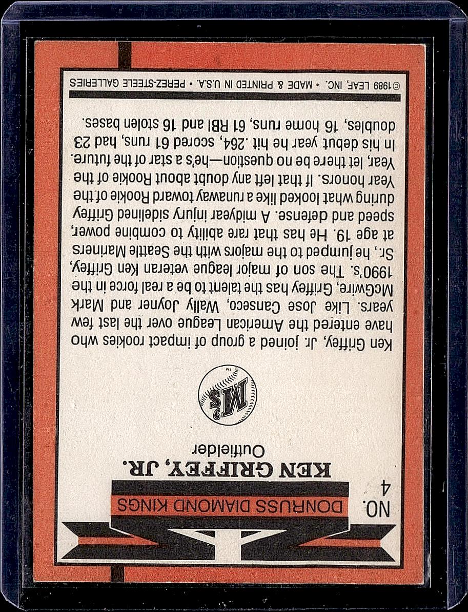 1990 Donruss #4 Ken Griffey Jr.