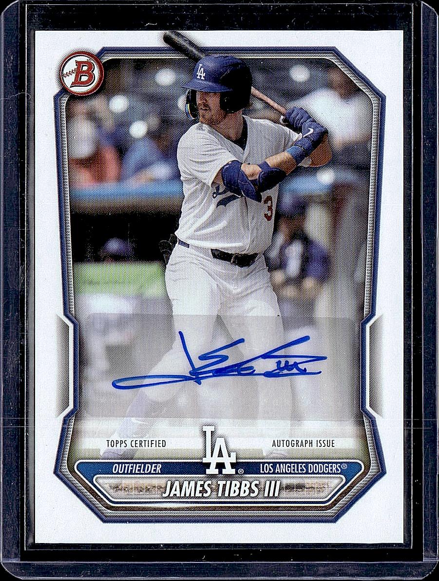 2026 Bowman #BPA-JT James Tibbs III Prospect Autographs