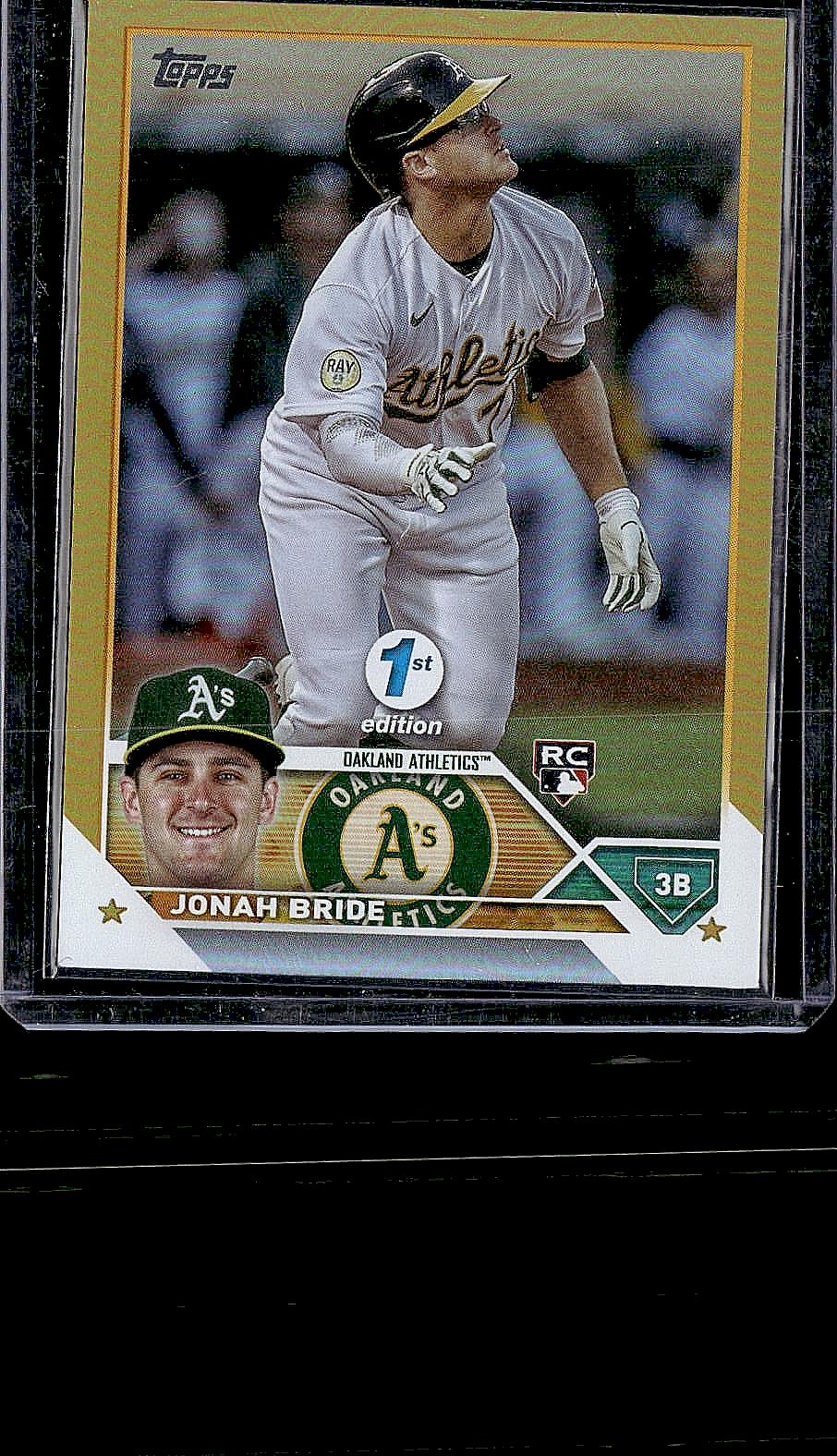 2023 Topps #95 Jonah Bride Gold Foil