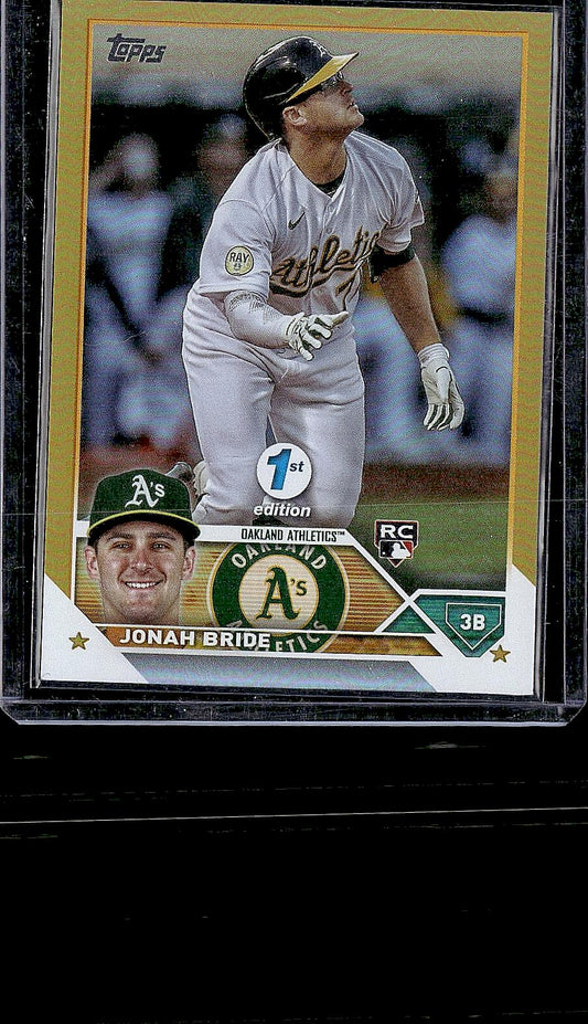 2023 Topps #95 Jonah Bride Gold Foil
