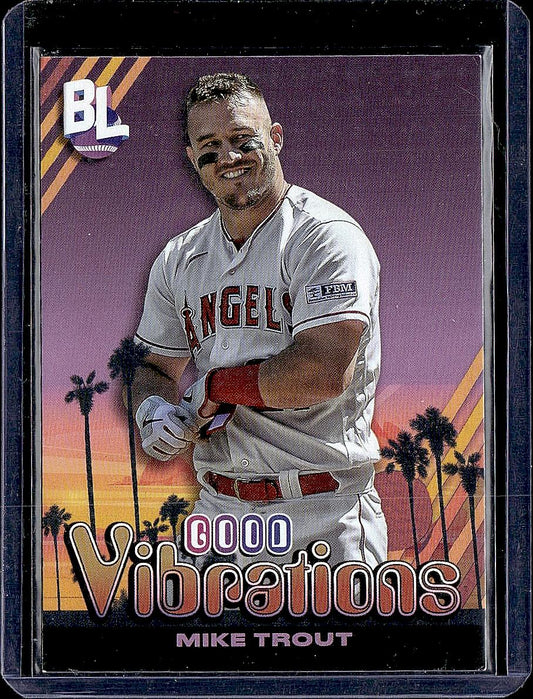 2024 Topps Big League #GV-2 Mike Trout Good Vibrations