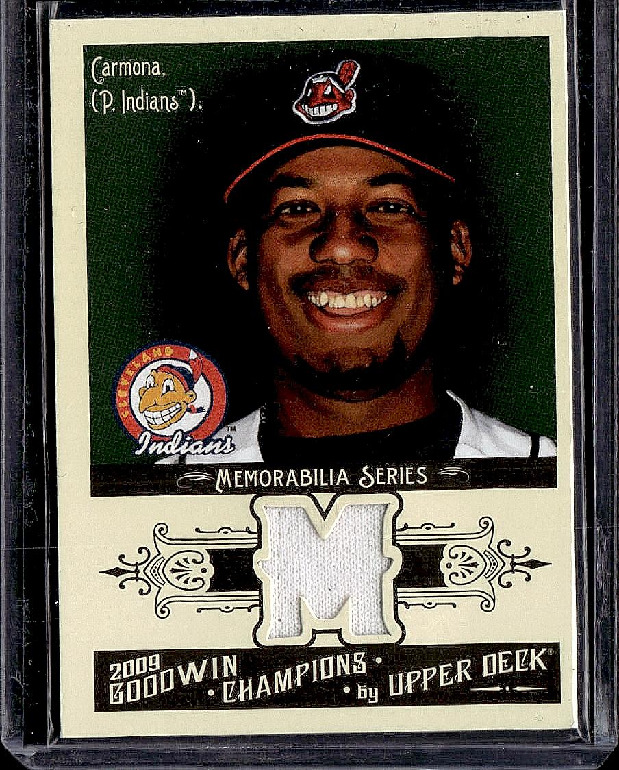 2009 Upper Deck Goodwin Champions #GCM-FC Fausto Carmona Memorabilia