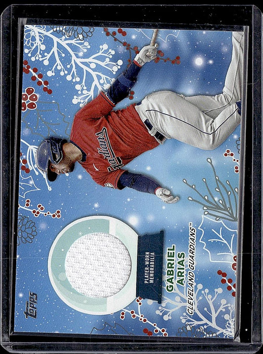 2023 Topps Holiday #RC-GA Gabriel Arias Relics