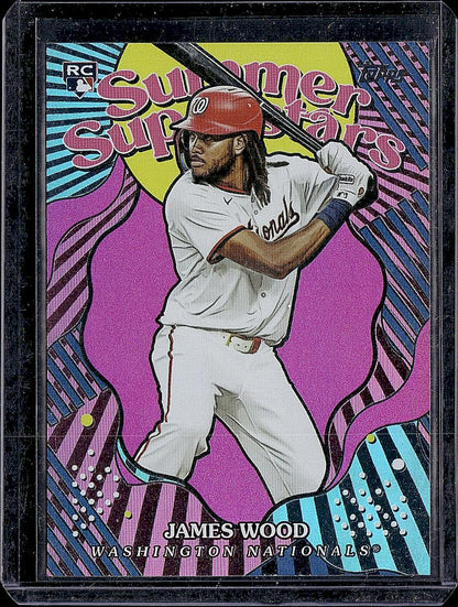 2025 Topps #SS-39 James Wood Summer Superstars Pink