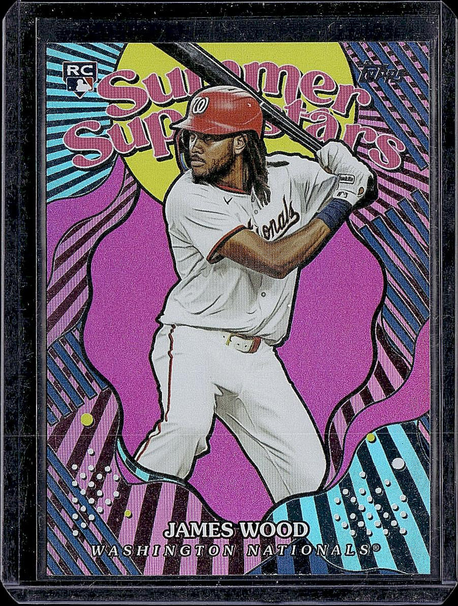 2025 Topps #SS-39 James Wood Summer Superstars Pink