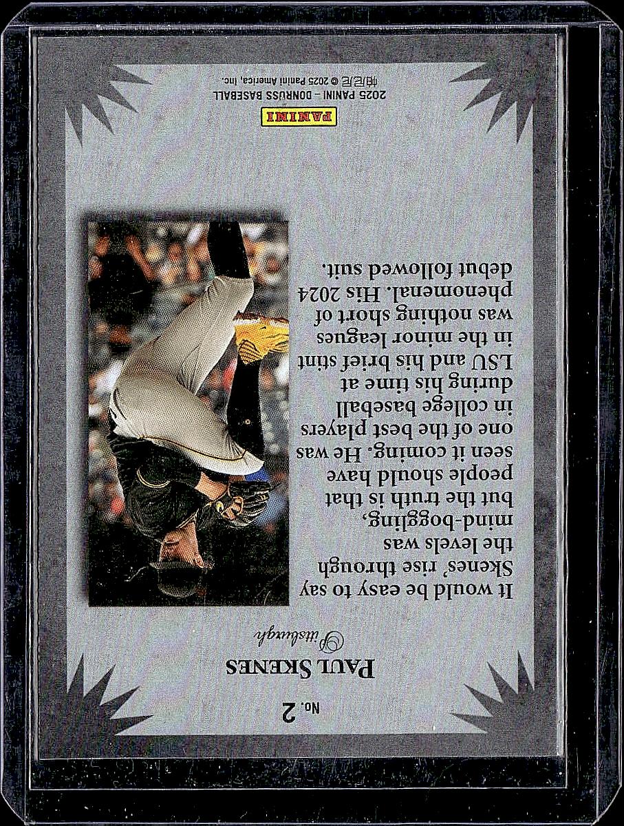 2025 Donruss #2 Paul Skenes Elite Series