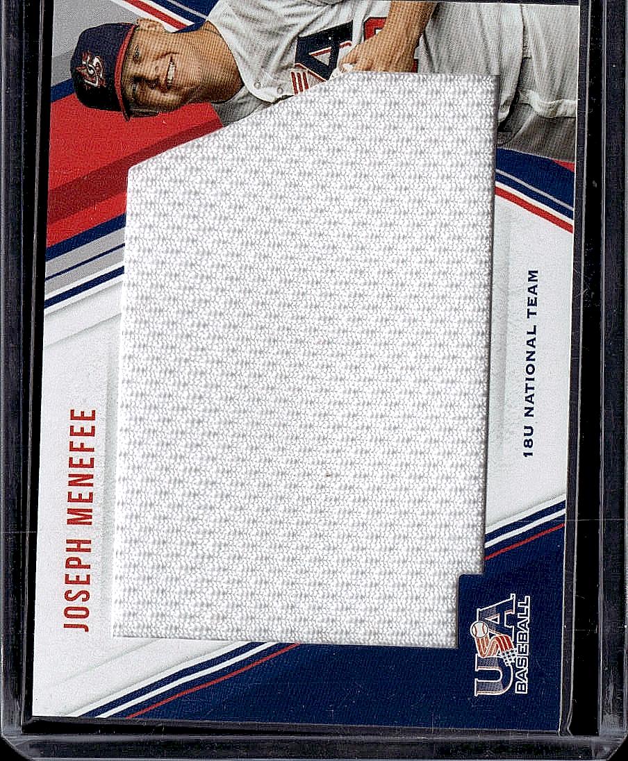 2018 Panini USA Baseball S.S.s #35 Joseph Menefee Jumbo Materials #/228