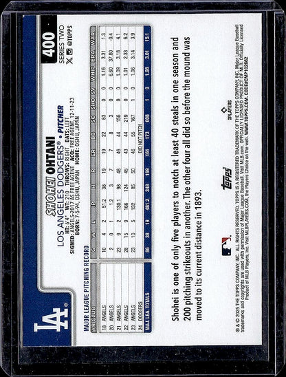 2025 Topps #400 Shohei Ohtani