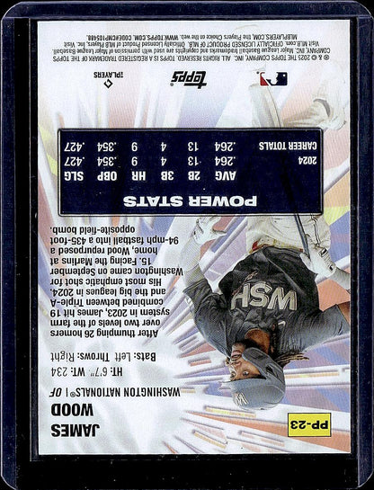 2025 Topps #PP-23 James Wood Power Players