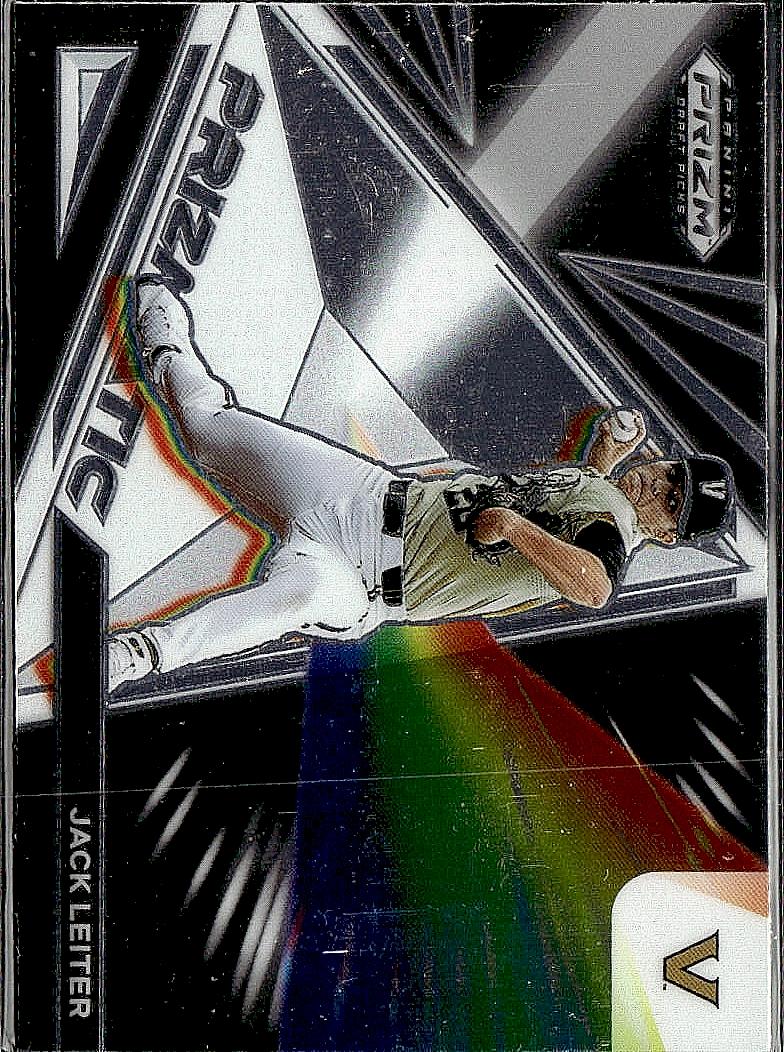 2022 Panini Prizm Draft Picks #PZ-JL Jack Leiter Prizmatic