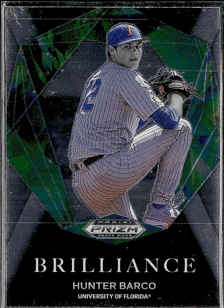 2022 Panini Prizm Draft Picks #BR-HB Hunter Barco Brilliance