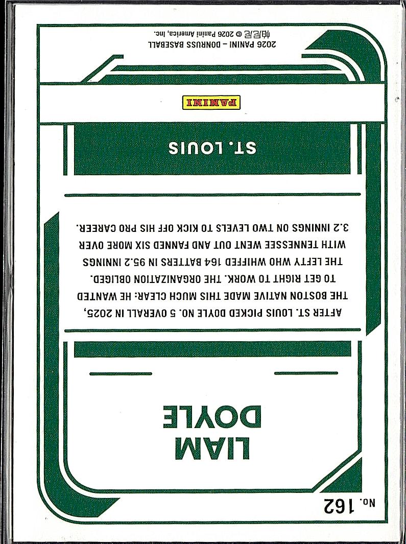 2026 Donruss #181 Chase Shores Rockets