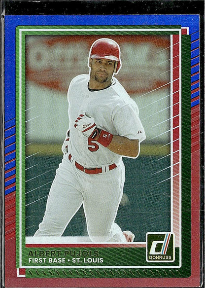 2025 Donruss #6 Albert Pujols Red and Blue