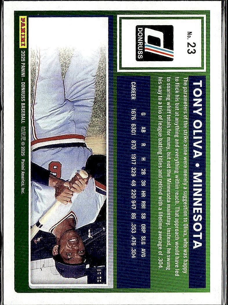 2025 Donruss #23 Tony Oliva Liberty