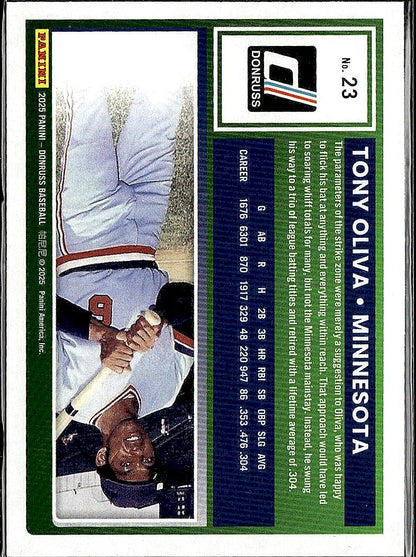 2025 Donruss #23 Tony Oliva Liberty