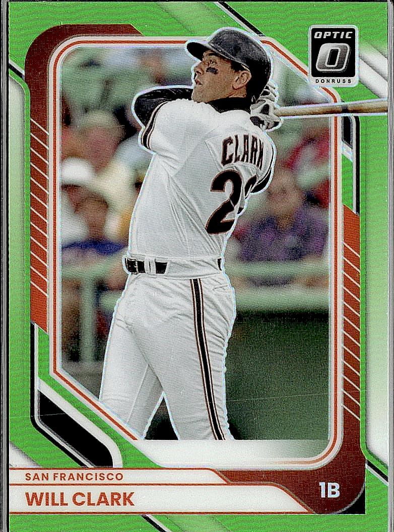 2026 Donruss #74 Will Clark Optic Lime Green #/149
