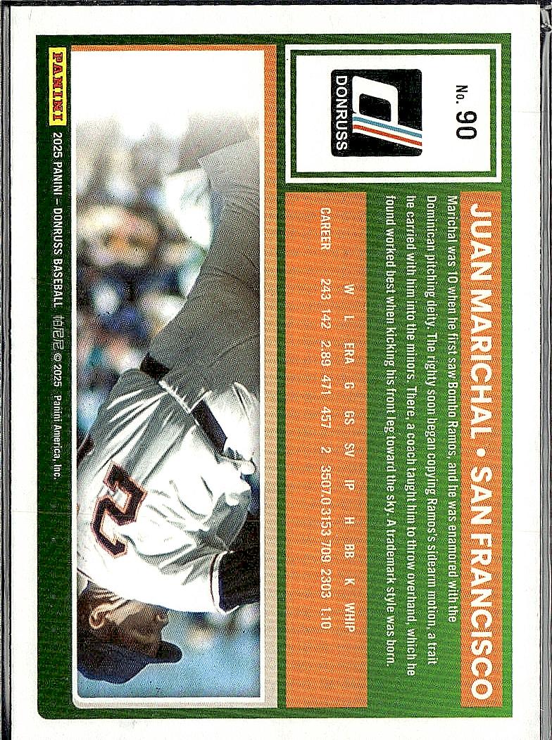 2025 Donruss #90 Juan Marichal Laser