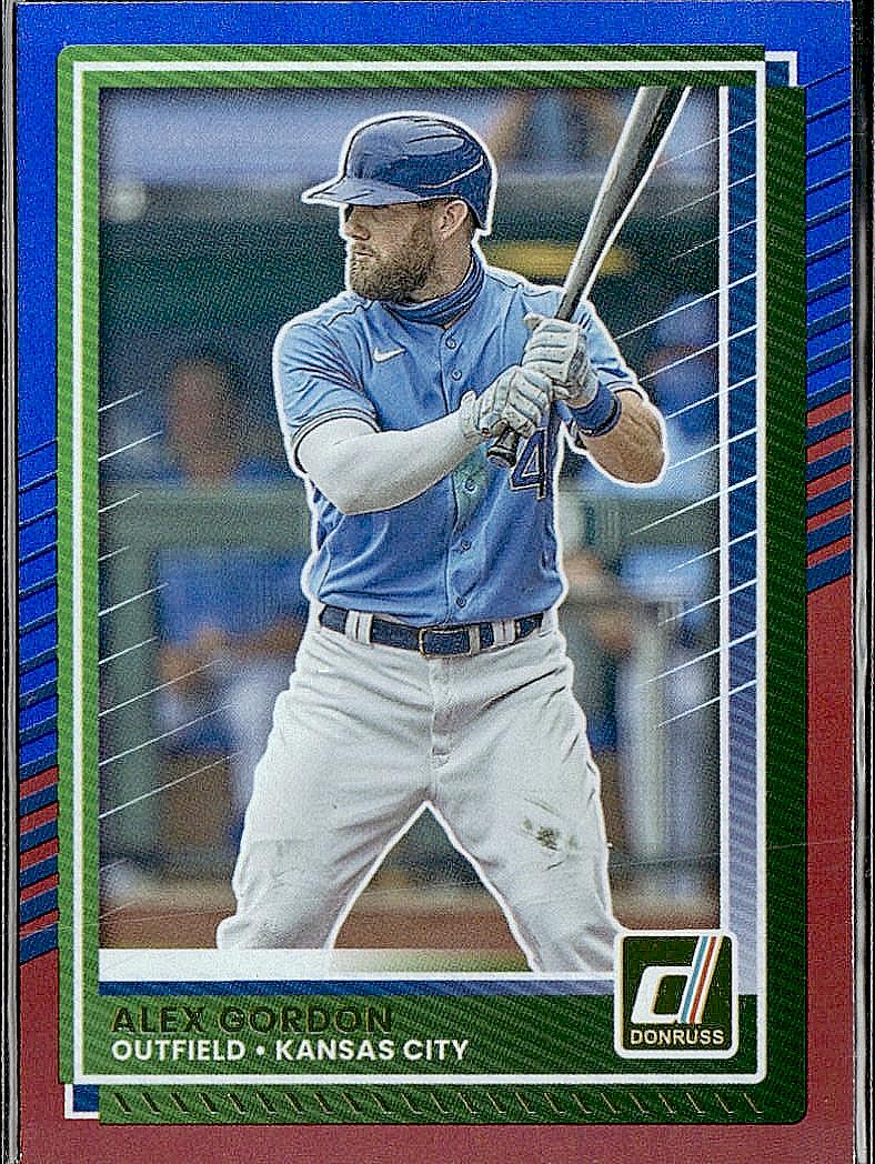 2025 Donruss #16 Alex Gordon Red and Blue