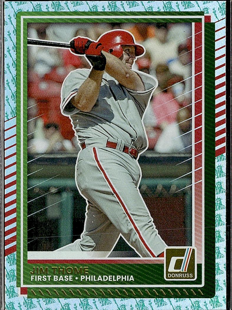 2025 Donruss #31 Jim Thome Liberty