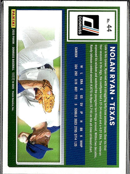 2025 Donruss #44 Nolan Ryan