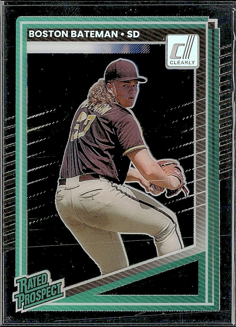 2025 Donruss #118 Boston Bateman Clearly Rated Prospects