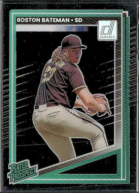2025 Donruss #118 Boston Bateman Clearly Rated Prospects