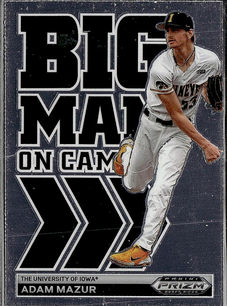 2022 Panini Prizm Draft Picks #BMC-AM Adam Mazur Big Man on Campus