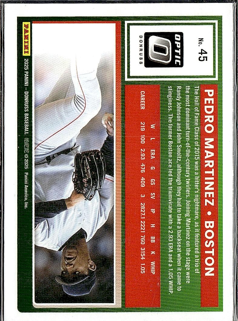 2025 Donruss #45 Pedro Martinez Optic