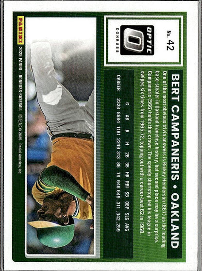 2025 Donruss #42 Bert Campaneris Optic
